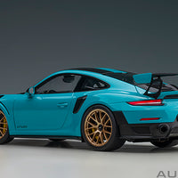 PORSCHE 911 (991.2) GT2 RS WEISSACH PACKAGE (MIAMI BLUE) 1:18 MODEL - AUTOart