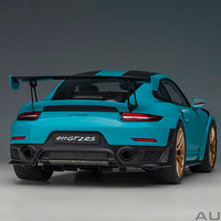 PORSCHE 911 (991.2) GT2 RS WEISSACH PACKAGE (MIAMI BLUE) 1:18 MODEL - AUTOart