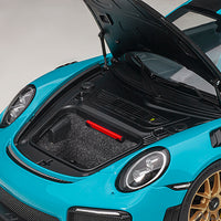 PORSCHE 911 (991.2) GT2 RS WEISSACH PACKAGE (MIAMI BLUE) 1:18 MODEL - AUTOart