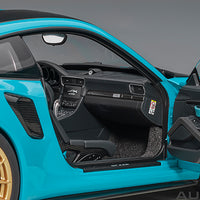 PORSCHE 911 (991.2) GT2 RS WEISSACH PACKAGE (MIAMI BLUE) 1:18 MODEL - AUTOart