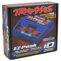 TRAXAS CHARGER - EZ-PACK DUAL 8-AMP NiMH / LiPO WITH iD AUTO BATTERY IDENTIFICATION