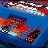 TRAXAS CHARGER - EZ-PACK DUAL 8-AMP NiMH / LiPO WITH iD AUTO BATTERY IDENTIFICATION