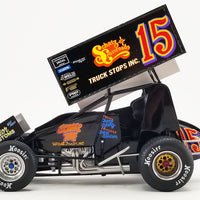 #15 SCHATZ FAMILY CROSSROAD TRUCK STOPS SPRINT CAR - DONNY SCHATZ - FIRST 410 SPRINT WIN - 1:18 SCALE DIECAST MODEL - RRP $225 NOW $200