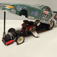 John Force 2004 Castrol GTX Start Up Ford Mustang Funny Car 1:24 Diecast