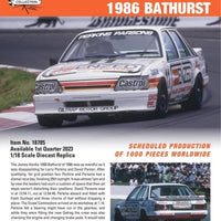 Holden VK Commodore 1986 Bathurst Car 1:18 Diecast Model - Classic Carlectables