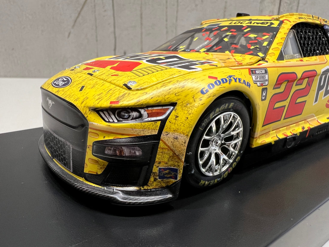 JOEY LOGANO 2022 PENNZOIL LAS VEGAS RACED WIN 1:24 ELITE DIECAST