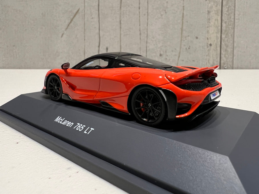 McLaren 765 LT orange - 1:43 Scale Resin Model Car - Spark