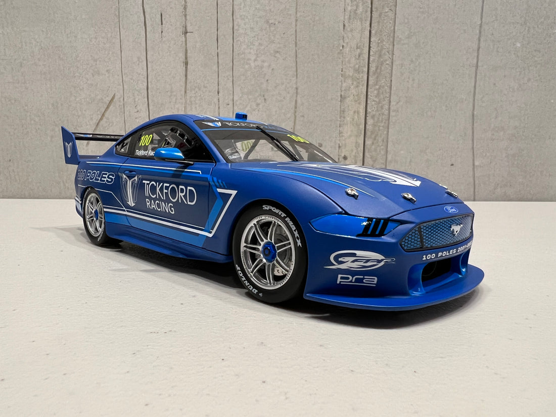 Ford Mustang GT - Tickford Racing 100 Poles Celebration Livery - 1:18 Scale Diecast Model - Authentic Collectables