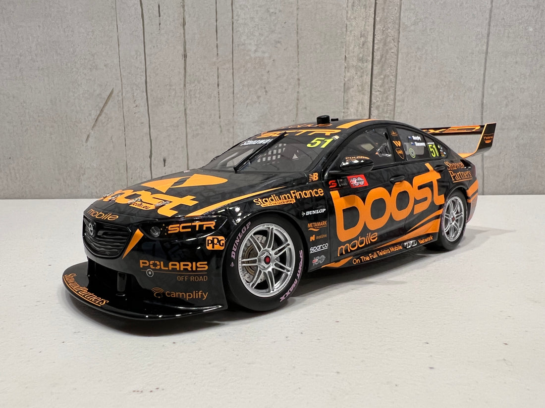 Richie Stanaway / Greg Murphy Boost Mobile Racing Powered by Erebus #51 Holden ZB Commodore - 2022 Repco Bathurst 1000 Wildcard - 1:18 Scale Resin - Authentic Collectables