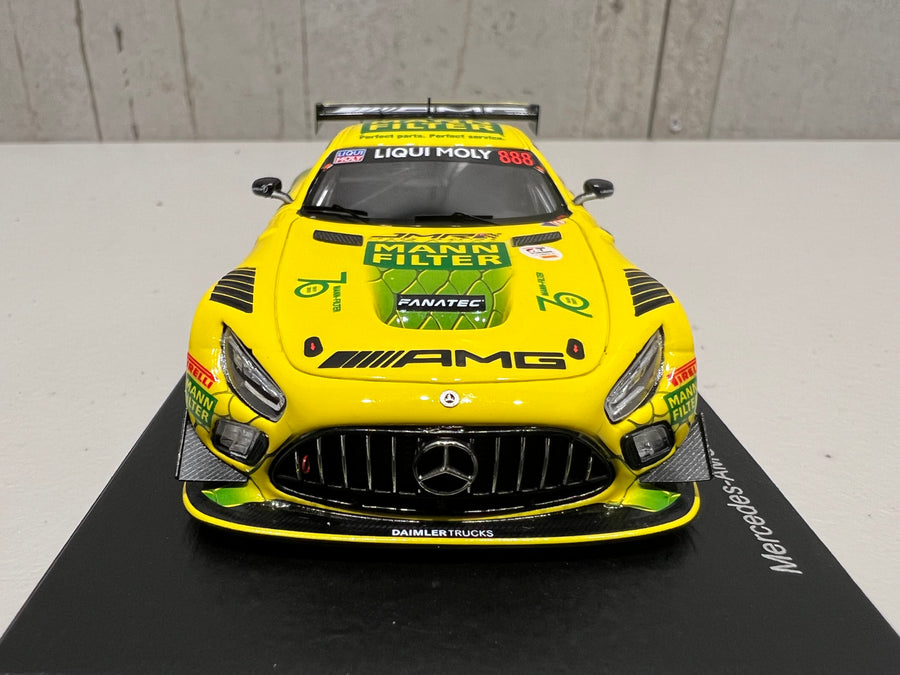 MERCEDES-AMG GT3 - 2022 BATHURST  12-HOUR - TRIPLE EIGHT RACE  ENGINEERING #888 - FEENEY/VAN  GISBERGEN/IBRAHIM - 3RD PLACE - 1:43 SCALE