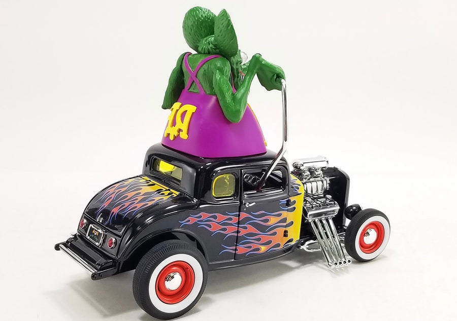 *PRE-ORDER* 1932 FORD BLOWN 5 WINDOW W/ RAT FINK FIGURE - 1:18 SCALE DIECAST MODEL - ACME