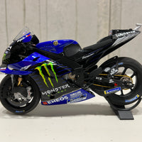 FABIO QUARATAGO 2021 YAMAHA YZR M1 MONSTER ENERGY YAMAHA 1:12 MOTOGP WORLD CHAMPION DIECAST MODEL