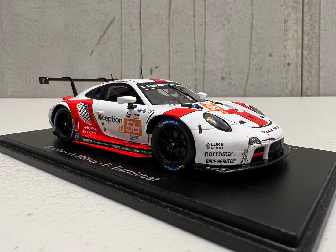 スパーク 43 Porsche 911 RSR 19 No.56 PROJECT AO Le Mans 24H 2023 ミニカー