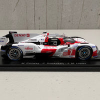 TOYOTA GR010 HYBRID No.7 TOYOTA GAZOO Racing - 2nd 24H Le Mans 2022 - M. Conway - K. Kobayashi - J. M. López - 1:43 Scale Resin Model Car - Spark