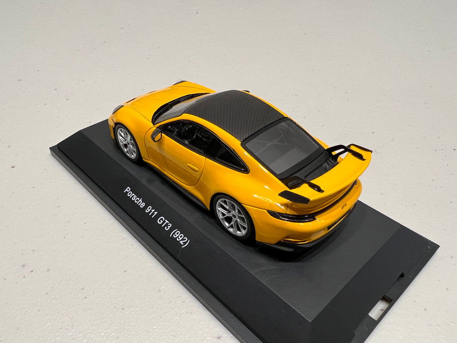 Porsche 992 GT3 Signal Yellow - 1:43 Scale Resin Model Car - Spark