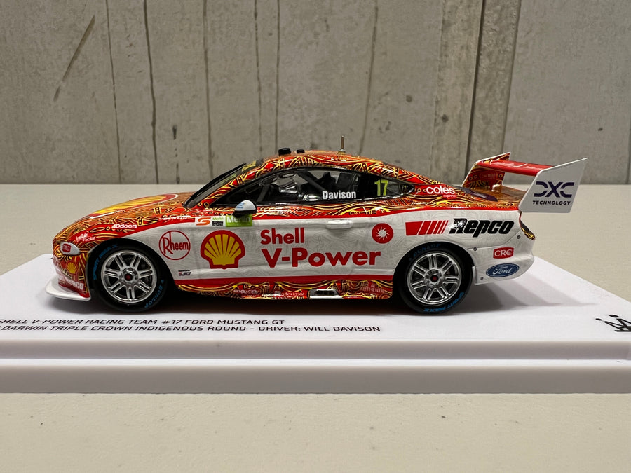 WILL DAVISON - Shell V-Power Racing Team #17 Ford Mustang GT - 2022 Darwin Triple Crown Indigenous Round - 1:43 Scale Diecast Model - Authentic Collectables