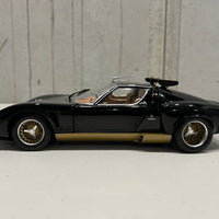 Lamborghini Miura SVR - Black/Gold - 1:18 Scale Diecast Model Car -Kyosho