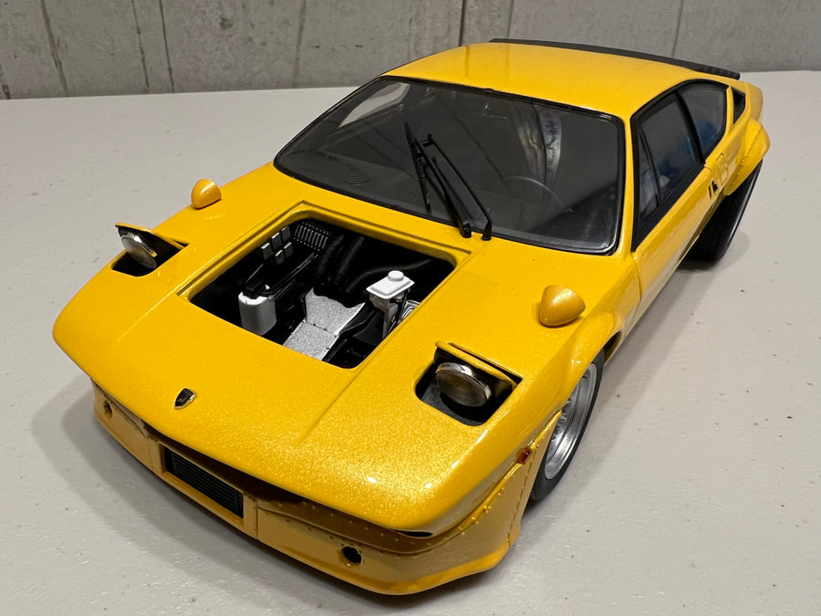 Lamborghini Urraco Rally - Yellow Pearl - 1:18 Scale Diecast Model Car - Kyosho