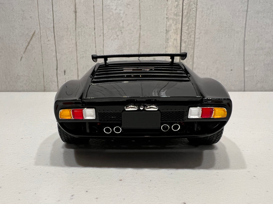 Lamborghini Miura SVR - Black/Gold - 1:18 Scale Diecast Model Car -Kyosho