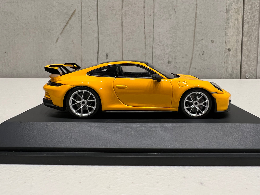 Porsche 992 GT3 Signal Yellow - 1:43 Scale Resin Model Car - Spark