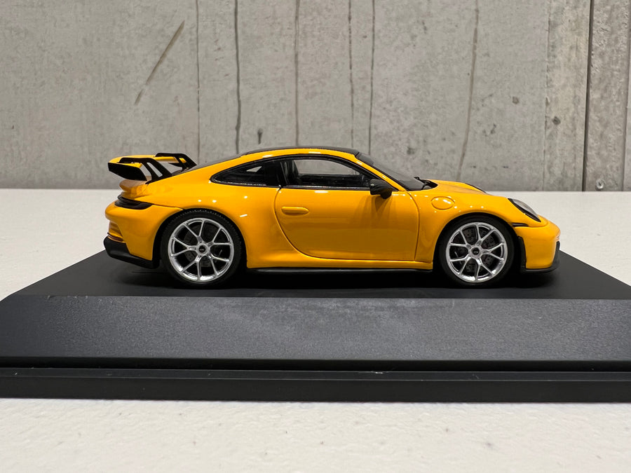 Porsche 992 GT3 Signal Yellow - 1:43 Scale Resin Model Car - Spark