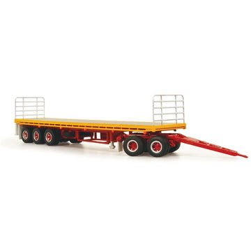 Neil Mansell Transport Flatdeck -- Additional Trailer and Dolly - 1:64 Scale Diecast Model - Highway Replicas