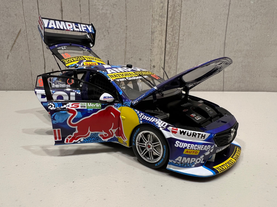 2022 HOLDEN ZB COMMODORE - RED BULL AMPOL RACING - SHANE VAN GISBERGEN #97 - Merlin Darwin Triple Crown Race 16 - 3RD PLACE - 1:18 Scale Diecast Model - BIANTE