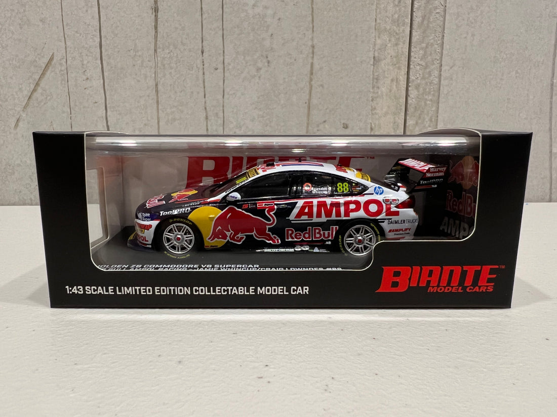 HOLDEN ZB COMMODORE - RED BULL AMPOL RACING - WHINCUP/LOWNDES #88 - REPCO Bathurst 1000 - 1:43 Scale Diecast Model Car- BIANTE