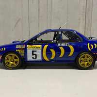 Subaru Impreza 1995 Monte-Carlo (#5) - 1:18 Scale Diecast Model Car