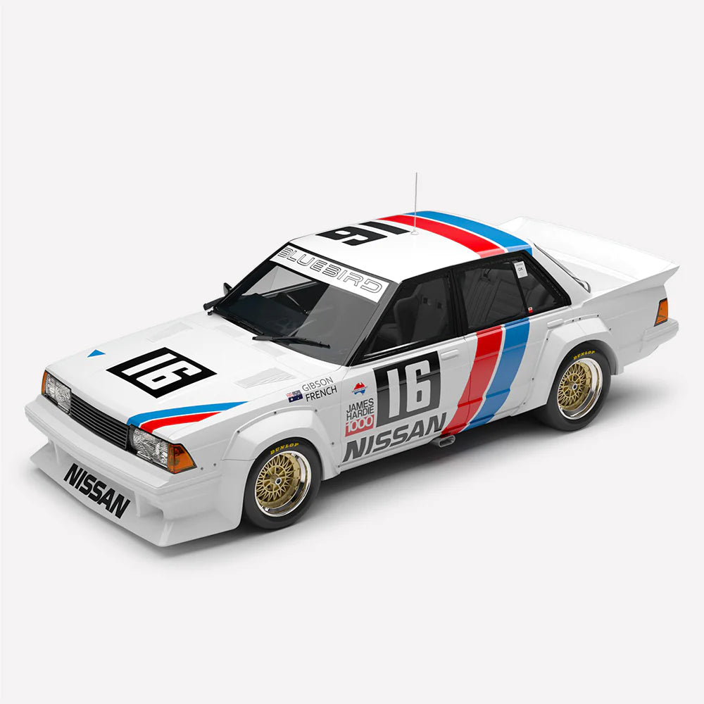 Fred Gibson and John French - 16 Nissan Bluebird Turbo - 1983 James Hardie Bathurst 1000 - 1:18 Scale Resin Model - AUTHENTIC COLLECTABLES