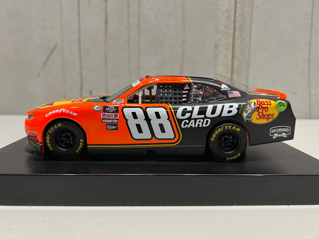 DALE EARNHARDT JR. AUTOGRAPHED 2023 BASS PRO SHOPS CLUB XFINITY 1:24 ARC DIECAST