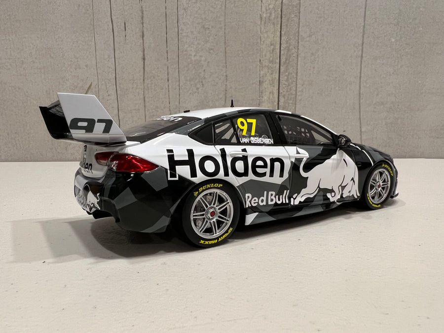 JAMIE WHINCUP & SHANE VAN GISBERGEN - TRIPLE EIGHT RACE ENGINEERING - HOLDEN ZB COMMODORE SUPERCAR TEST LIVERY - 1:18 SCALE DIECAST MODEL - BIANTE