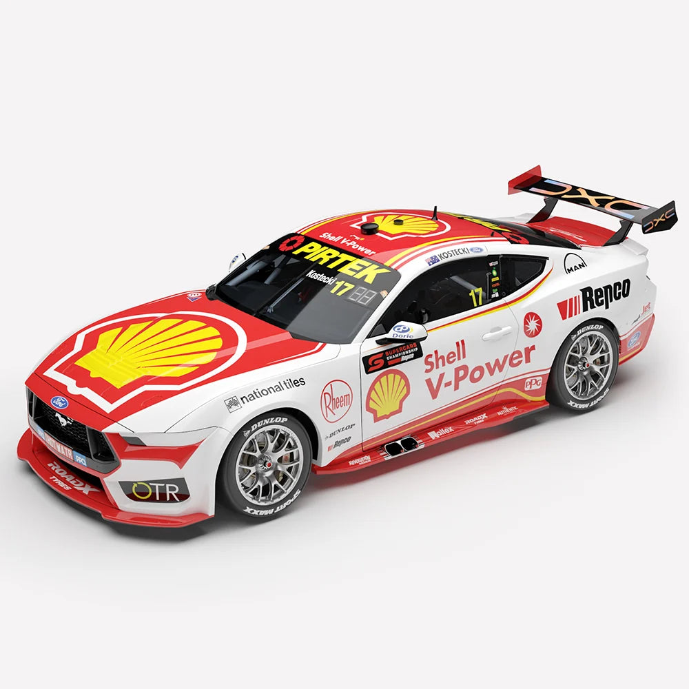 *PRE-ORDER* BRODIE KOSTECKI / TODD HAZELWOOD - SHELL V-POWER RACING TEAM #17 FORD MUSTANG GT - 2026 REPCO BATHURST 1000 WINNER - 1:18 SCALE DIECAST MODEL - Authentic Collectables