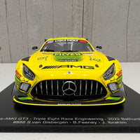 MERCEDES-AMG GT3 - 2022 BATHURST  12-HOUR - TRIPLE EIGHT RACE  ENGINEERING #888 - FEENEY/VAN  GISBERGEN/IBRAHIM - 3RD PLACE - 1:18 SCALE