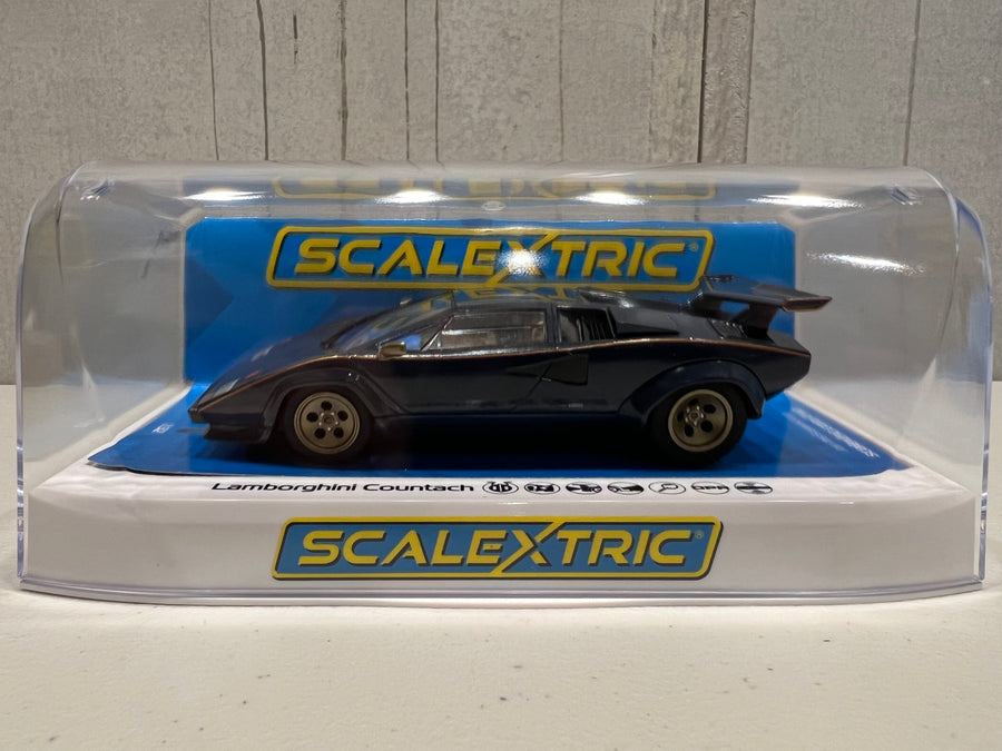 Scalextric Lamborghini Countach Blue and Gold