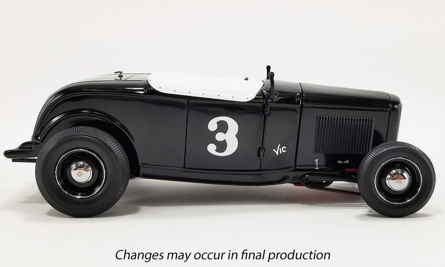 #3 1932 FORD SALT FLAT ROADSTER - VIC EDELBROCK 1:18 SCALE DIECAST MODEL - ACME