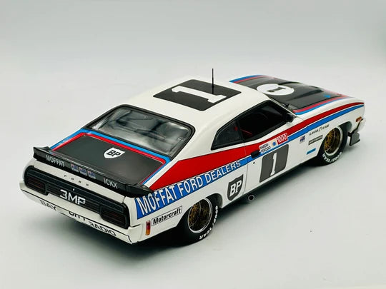 1977 BATHURST WINNER #1 & #2 FINISH - TWIN SET - FORD XC FALCON - WINNERS PLAQUE - 1:18 SCALE DIECAST MODELS - BIANTE