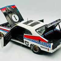 1977 BATHURST WINNER #1 & #2 FINISH - TWIN SET - FORD XC FALCON - WINNERS PLAQUE - 1:18 SCALE DIECAST MODELS - BIANTE