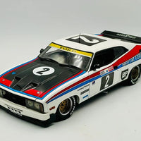 1977 BATHURST WINNER #1 & #2 FINISH - TWIN SET - FORD XC FALCON - WINNERS PLAQUE - 1:18 SCALE DIECAST MODELS - BIANTE