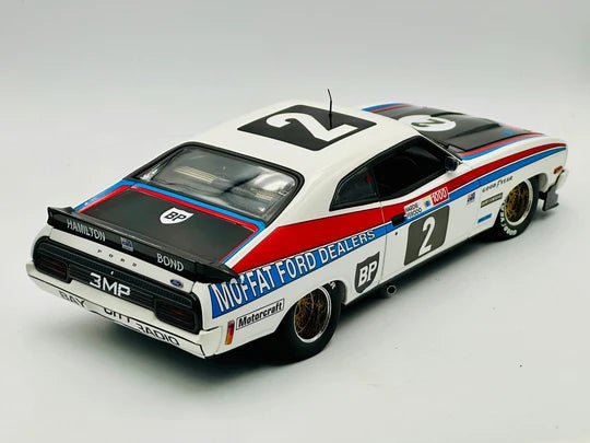 1977 BATHURST WINNER #1 & #2 FINISH - TWIN SET - FORD XC FALCON - WINNERS PLAQUE - 1:18 SCALE DIECAST MODELS - BIANTE
