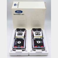 1977 BATHURST WINNER #1 & #2 FINISH - TWIN SET - FORD XC FALCON - WINNERS PLAQUE - 1:18 SCALE DIECAST MODELS - BIANTE