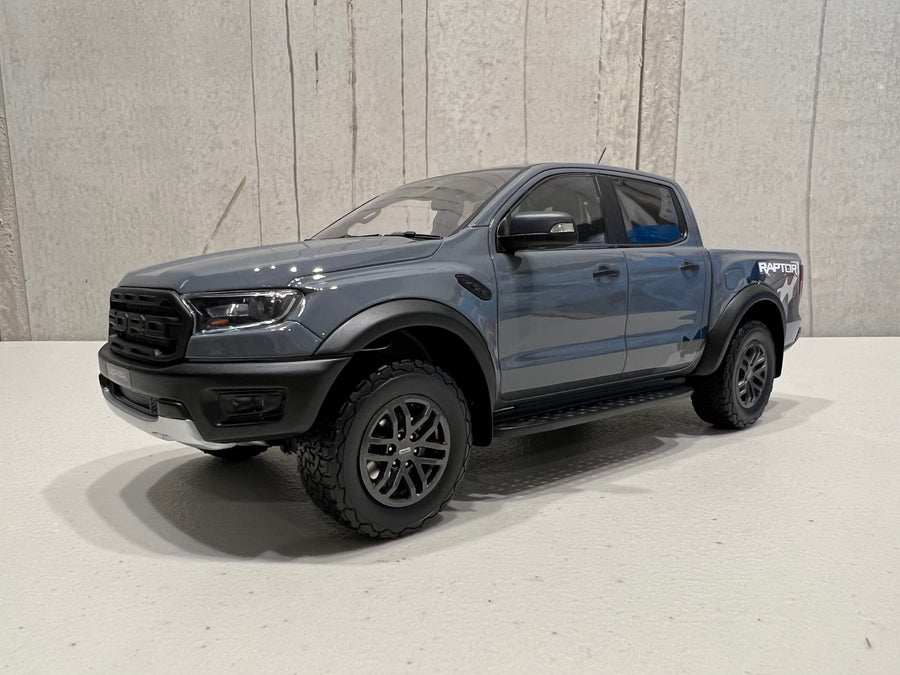 Ford Ranger Raptor - Conquer Grey 1:18 Resin Model - Authentic Collect ...