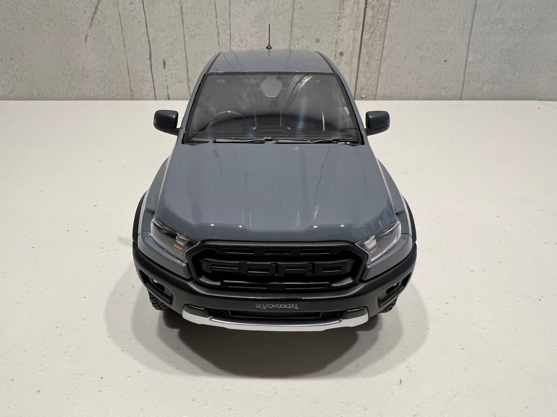 Ford Ranger Raptor - Conquer Grey 1:18 Resin Model - Authentic Collectables