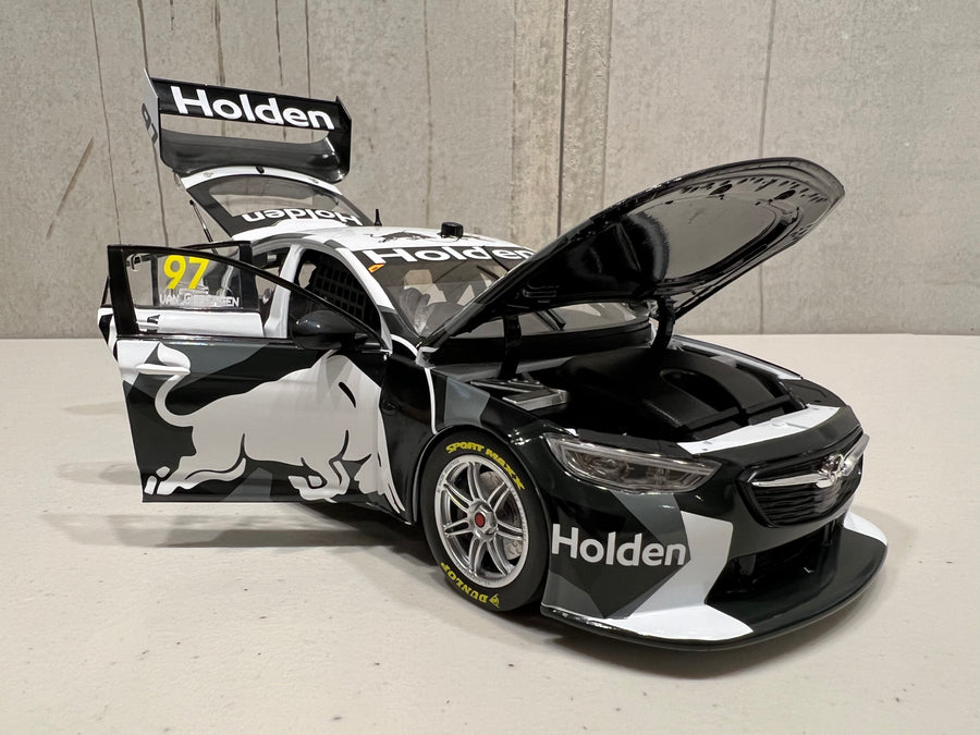 JAMIE WHINCUP & SHANE VAN GISBERGEN - TRIPLE EIGHT RACE ENGINEERING - HOLDEN ZB COMMODORE SUPERCAR TEST LIVERY - 1:18 SCALE DIECAST MODEL - BIANTE