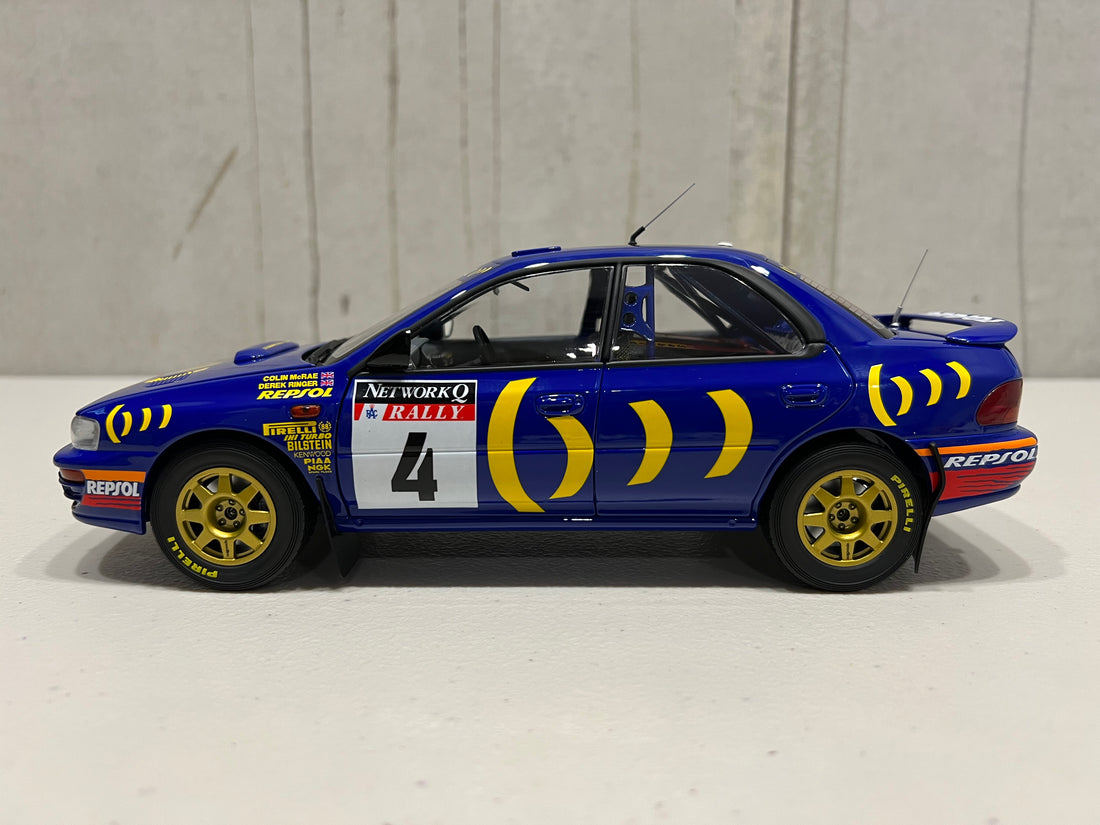 Subaru Impreza 1994 RAC (#4) - 1:18 Scale Diecast Model Car - Kyosho