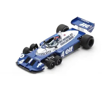 Tyrrell P34 No.4 2nd Canadian GP 1977 - Patrick Depailler - 1:18 Scale Resin Model Car - SPARK