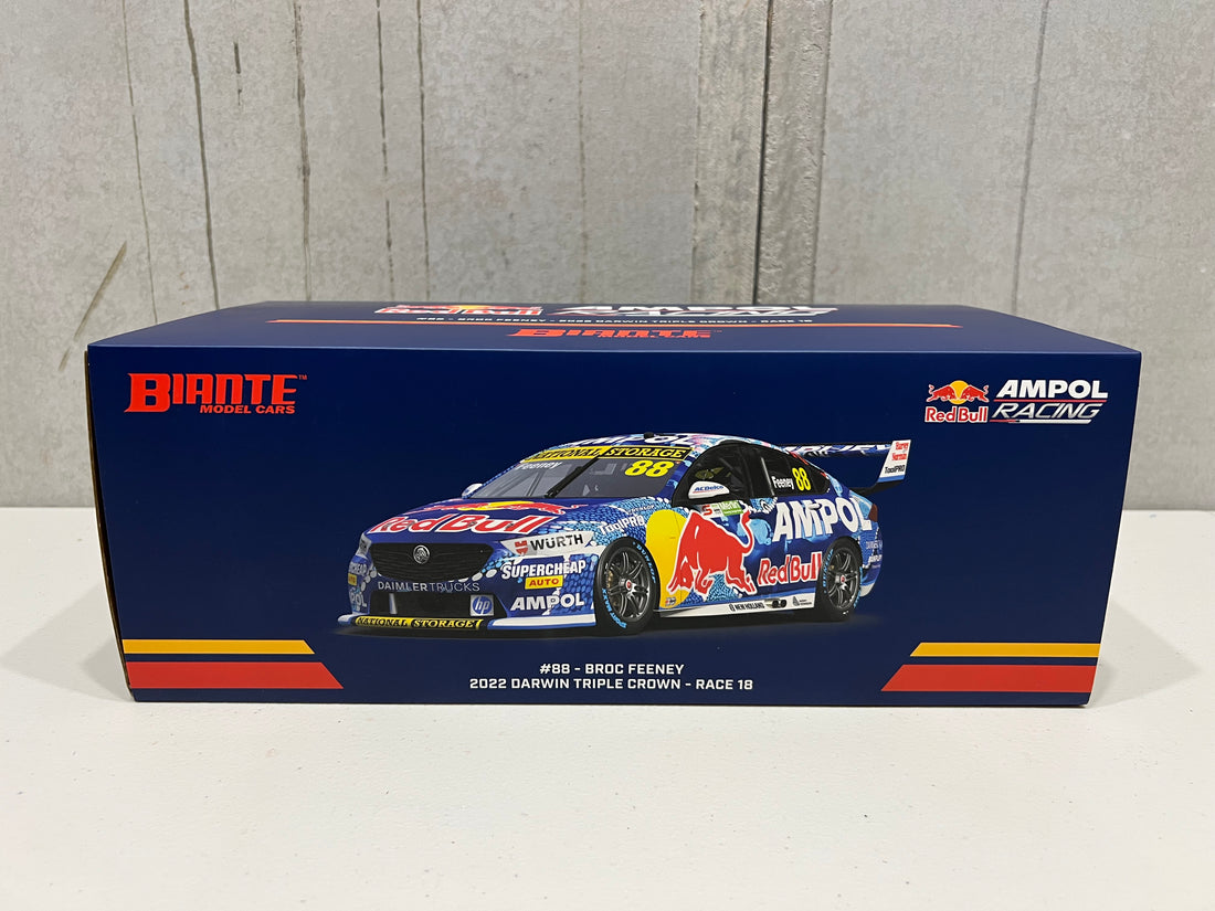 HOLDEN ZB COMMODORE - RED BULL AMPOL RACING - BROC FEENEY #88 - Merlin Darwin Triple Crown Race 18 - 1:18 Scale - Diecast Model