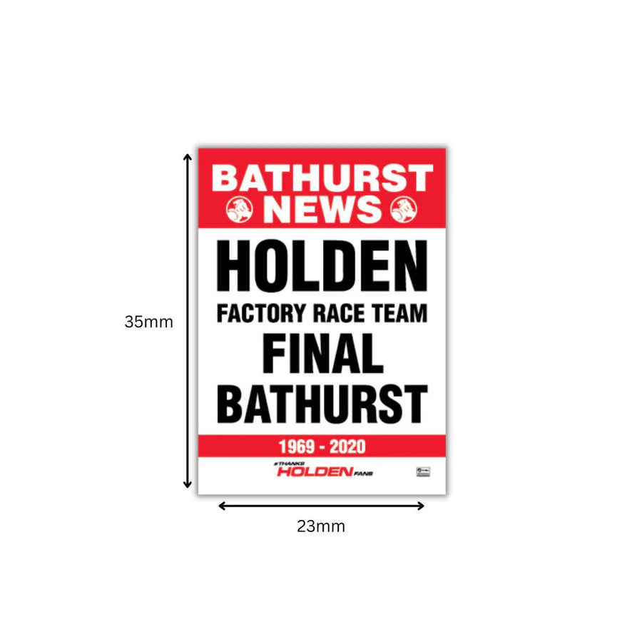 HOLDEN ZB COMMODORE RED BULL HOLDEN RACING - #97 VAN GISBERGEN/TANDER - 2020 BATHURST 1000 WINNER - "Thanks Holden Fans" - 1:18 Scale Diecast Model Car