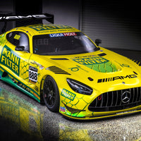 MERCEDES-AMG GT3 - 2022 BATHURST  12-HOUR - TRIPLE EIGHT RACE  ENGINEERING #888 - FEENEY/VAN  GISBERGEN/IBRAHIM - 3RD PLACE - 1:18 SCALE