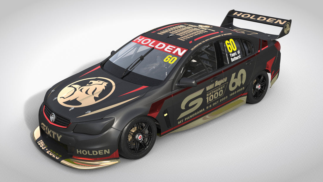 *PRE-ORDER* 2023 BATHURST 1000 - HOLDEN COMMODORE VF V8 SUPERCAR - 60th ANNIVERSARY OF THE BATHURST GREAT RACE - SPECIAL LIMITED EDITION - 1:43 Scale Diecast Model Car - BIANTE